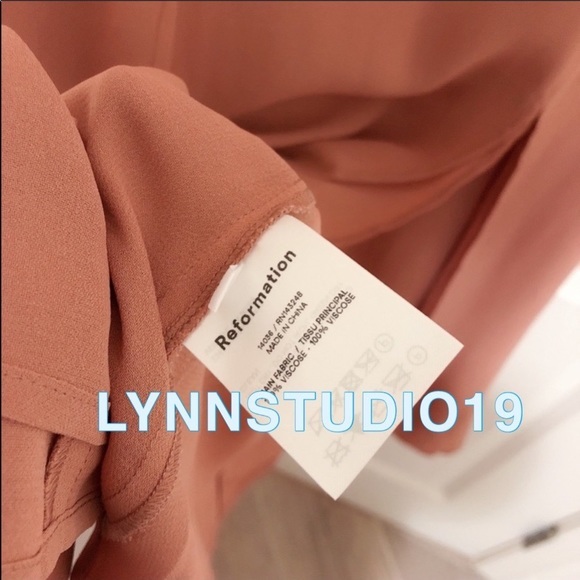 NWOT Reformation Twilight Dress Praline - Picture 6 of 6